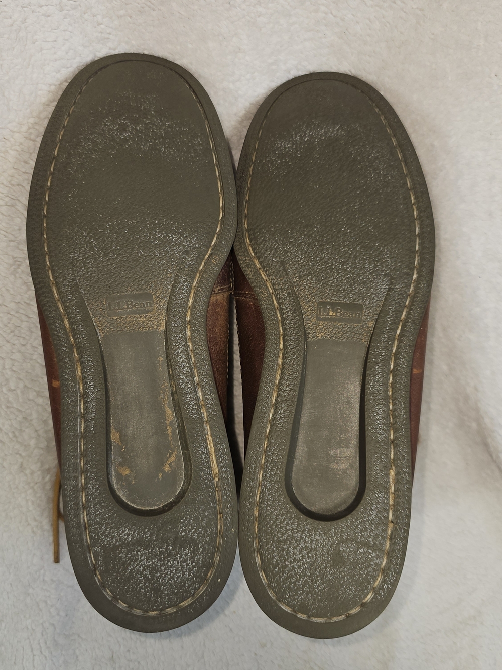 L.L. Bean Handsewn Moccasins, Ranger Moc Signature Leather Boots Men's 12 D. - Picture 13 of 16